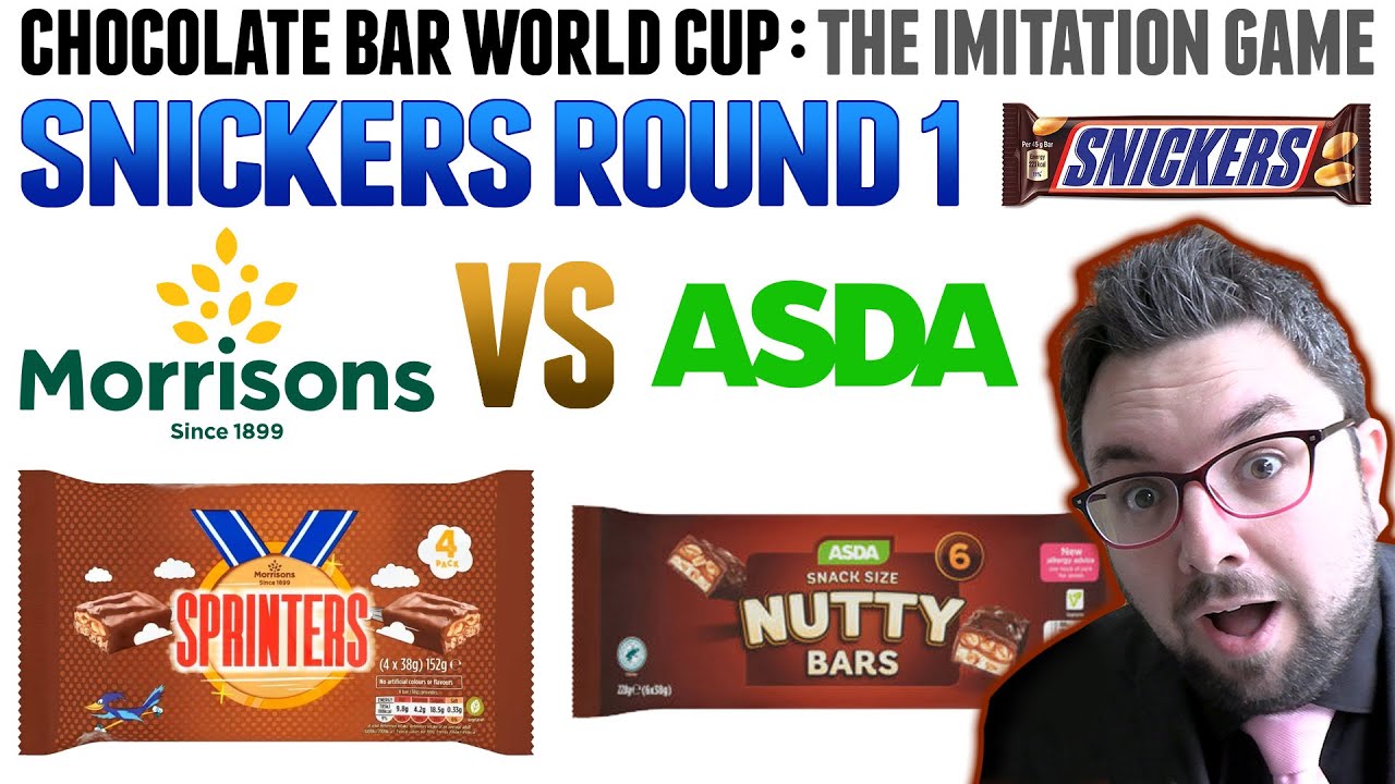 Snickers Round 1 - Morrison's VS ASDA | Chocolate Bar World Cup