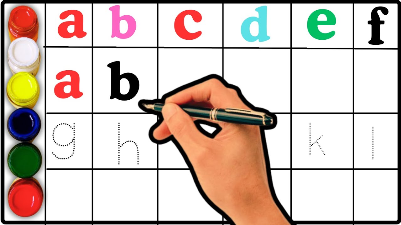ABC song | Alphabet | A to Z | ABCD| Kids rhymes| ABC Drawing | day 10 part 2