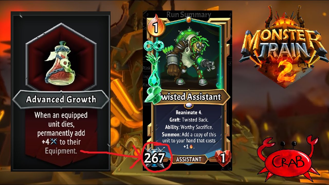 The Most Buffed Up Twisted Assistant Ever Carries This Run (Monster Train 2 Cov10 Stream Highlight)