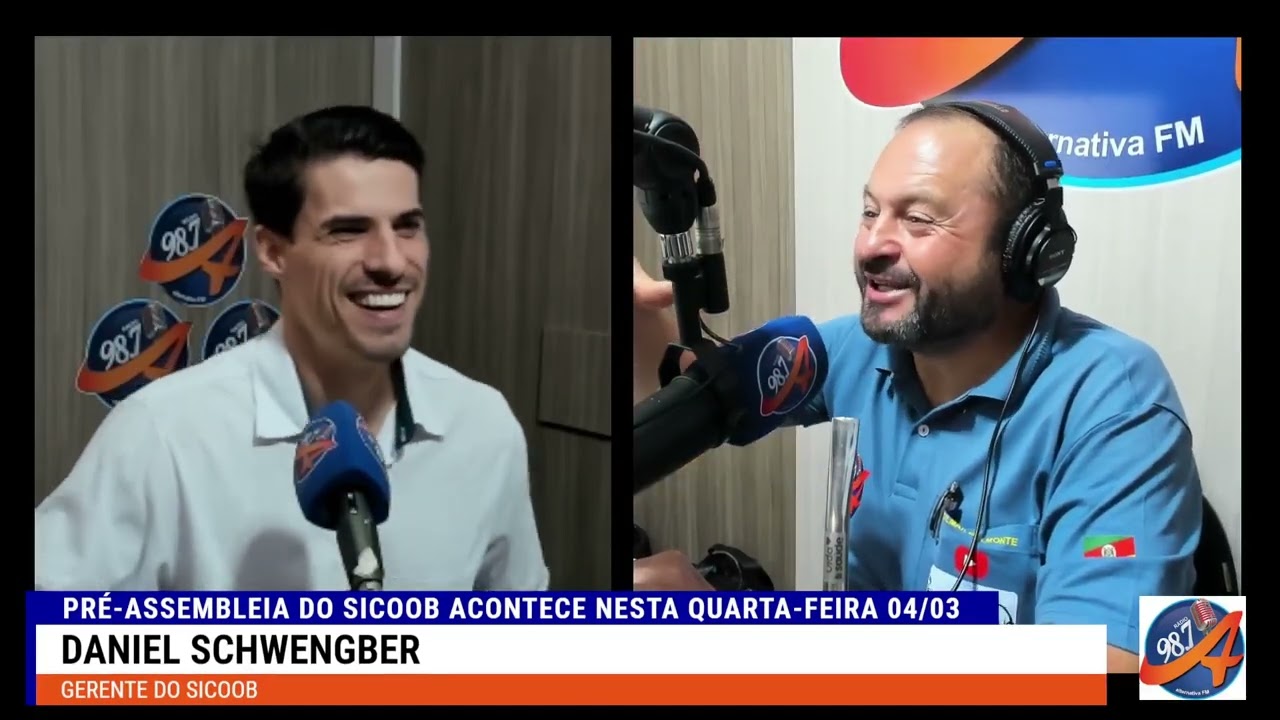 Gerente Daniel convida para a pré-assembleia do SICOOB em Giruá