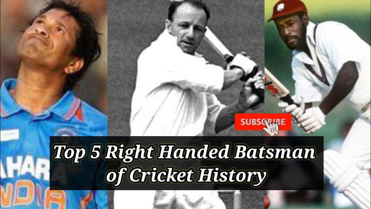 Top 5 Right Handed Batsman of Cricket History