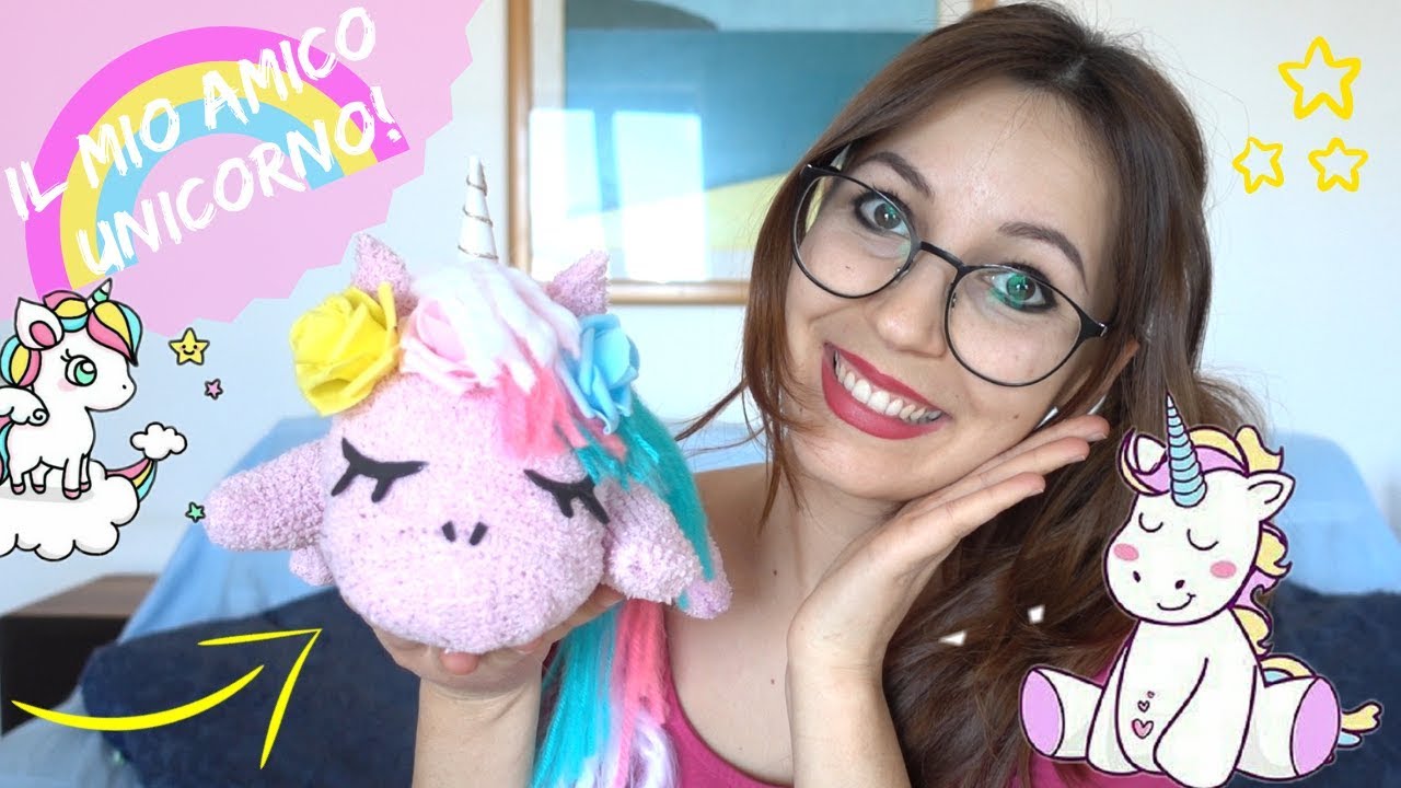 COME FARE UN UNICORNO PORTACOLORI! *DIY unicorn pencilcase*🌈🦄