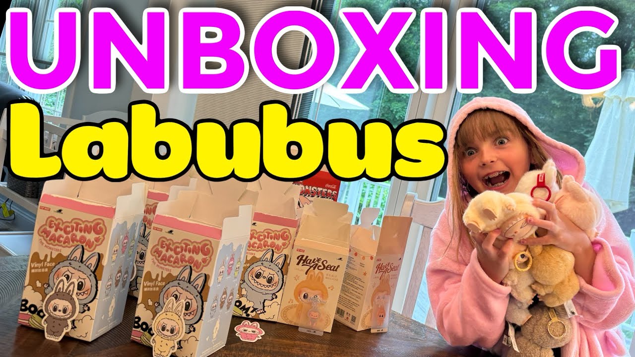 Alice Unboxes 7 Labubus