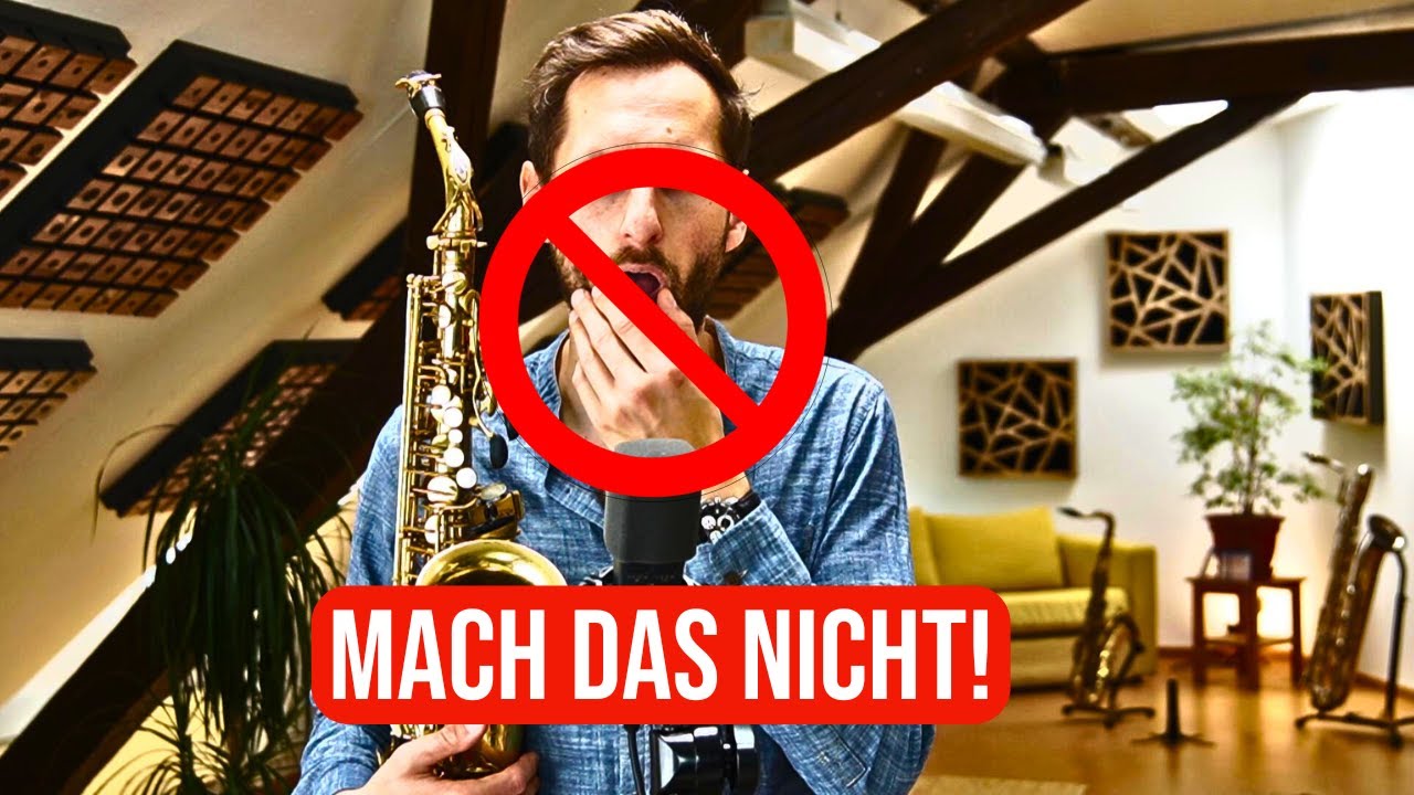 Tiefe Töne auf dem Saxophon  endlich sauber spielen - so geht's!