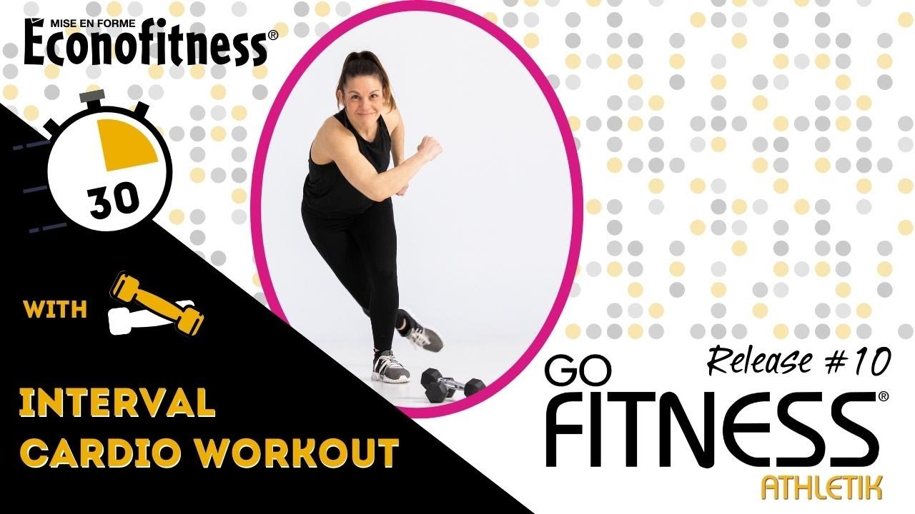Interval Cardio Workout | 25 Minutes | With Dumbbells | GoFitness® ATHLETIK (Release 10)