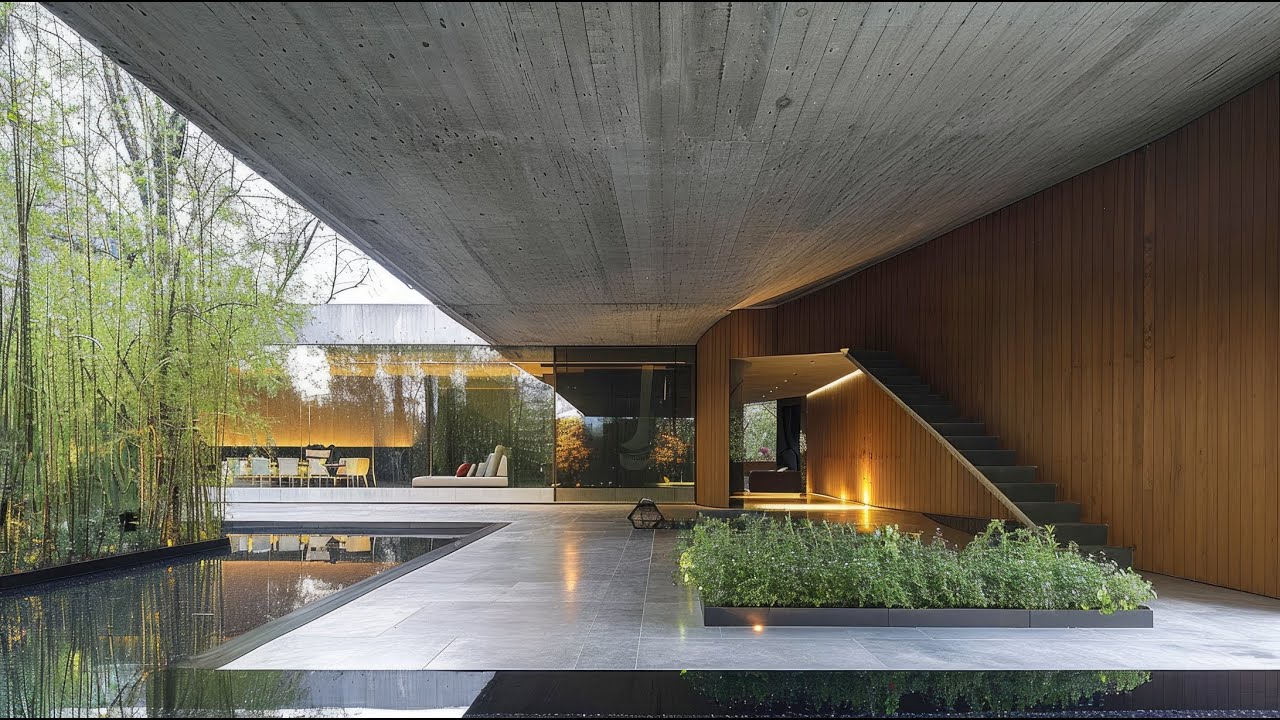 Single Story Modern Concrete Houses with Smart Layouts