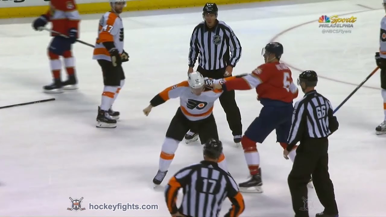 Michael Raffl vs Alex Petrovic Dec 28, 2017