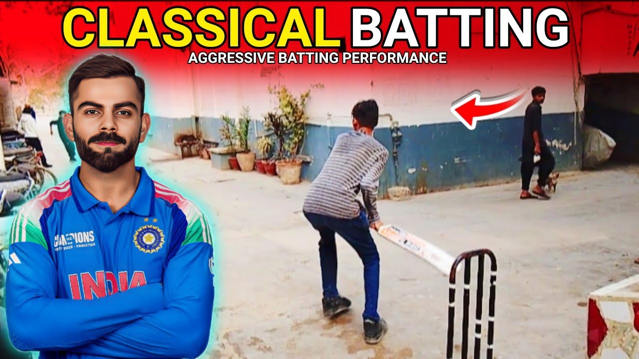 Classical Batting with Aggression 🔥 | Match Winning Performance Tapeball Cricket | #tapeballcricket