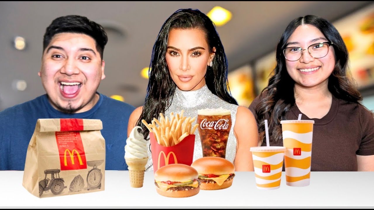 EATING CELEBRITY FAST FOOD MEALS FOR 24HRS!