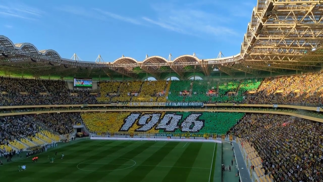 tifo complet de la jskabylie vs OA  27/09/2024