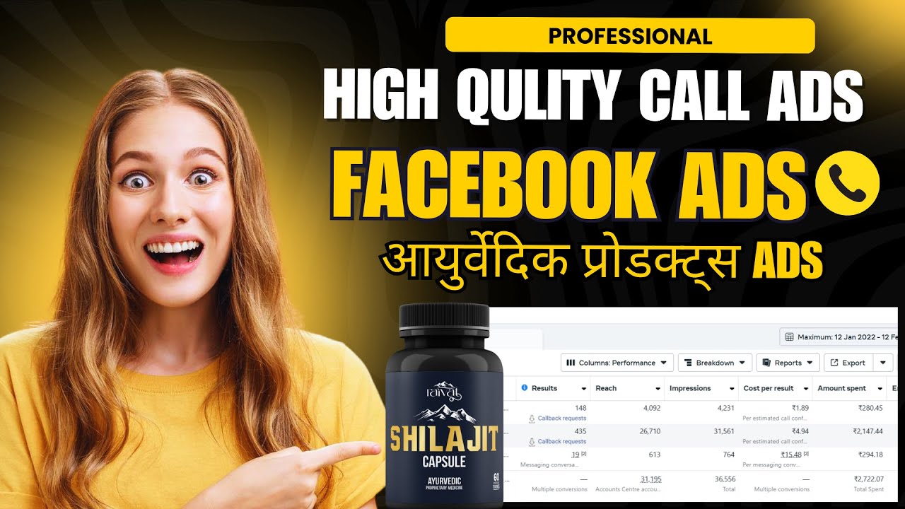 5 Secrets to SUCCESSFULLY Run Call Ads for Ayurvedic Products