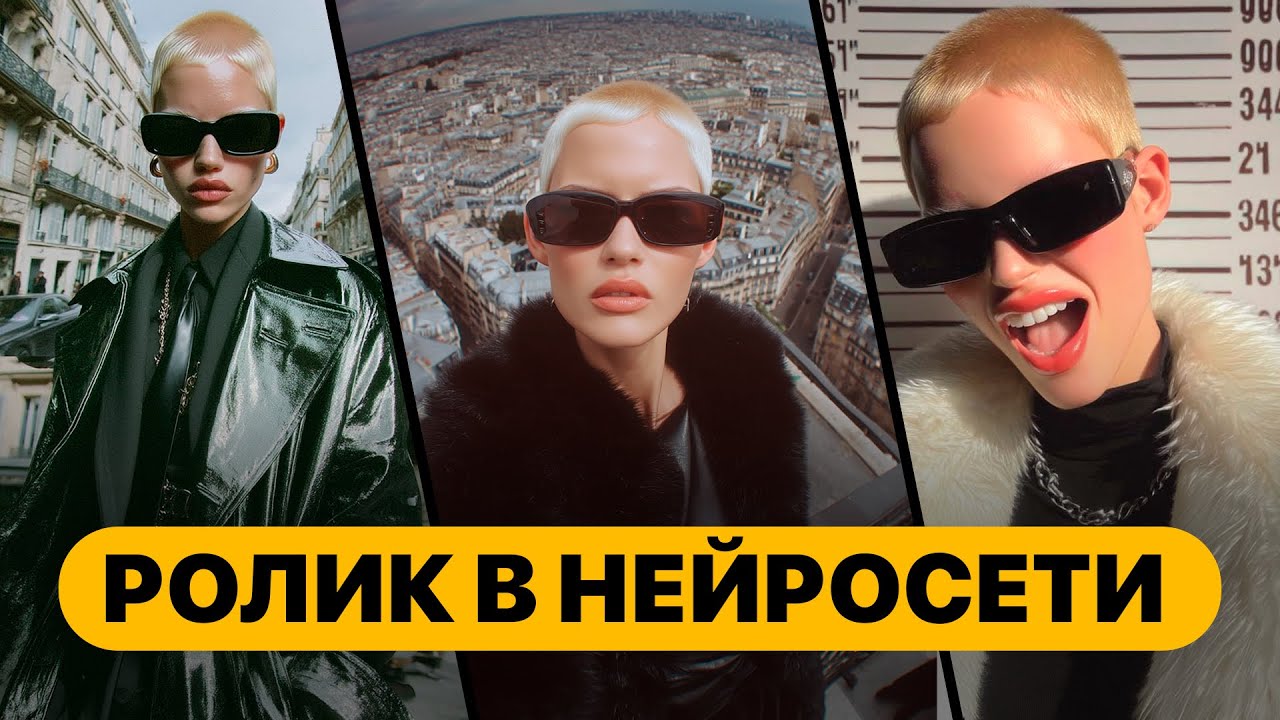 Ролик в нейросети на 1 МЛН ПРОСМОТРОВ (шаг за шагом)