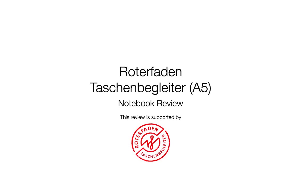 Roterfaden Taschenbegleiter – Notebook Review