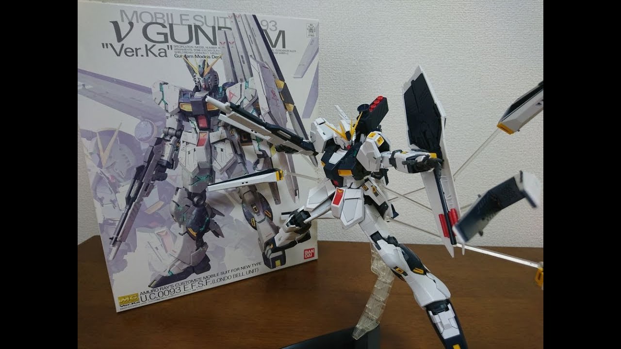 （バンダイ驚異のメカニズム）MG νガンダム（ニューガンダム）Ver.Ka　レビュー