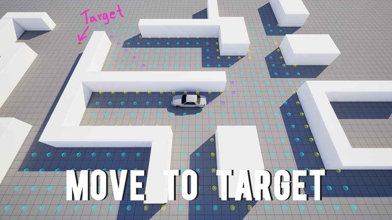 Unreal Engine AI Vehicle Tutorial 6: Advanced Move To Target Location