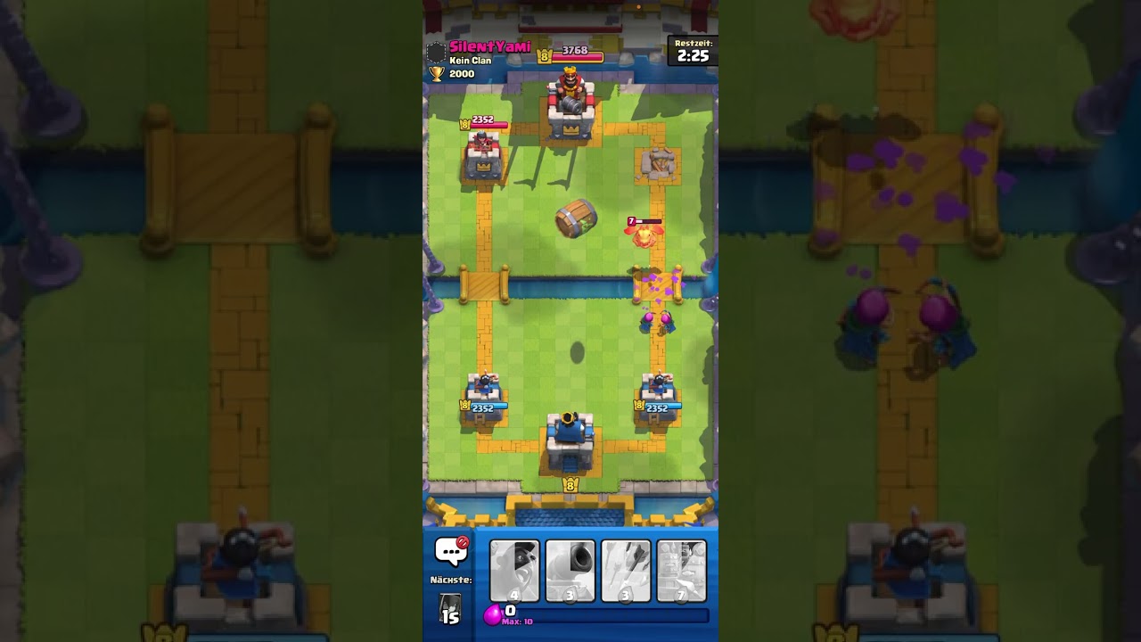 Endlich 2000 Trophäen in Clash Royale ￼!!!