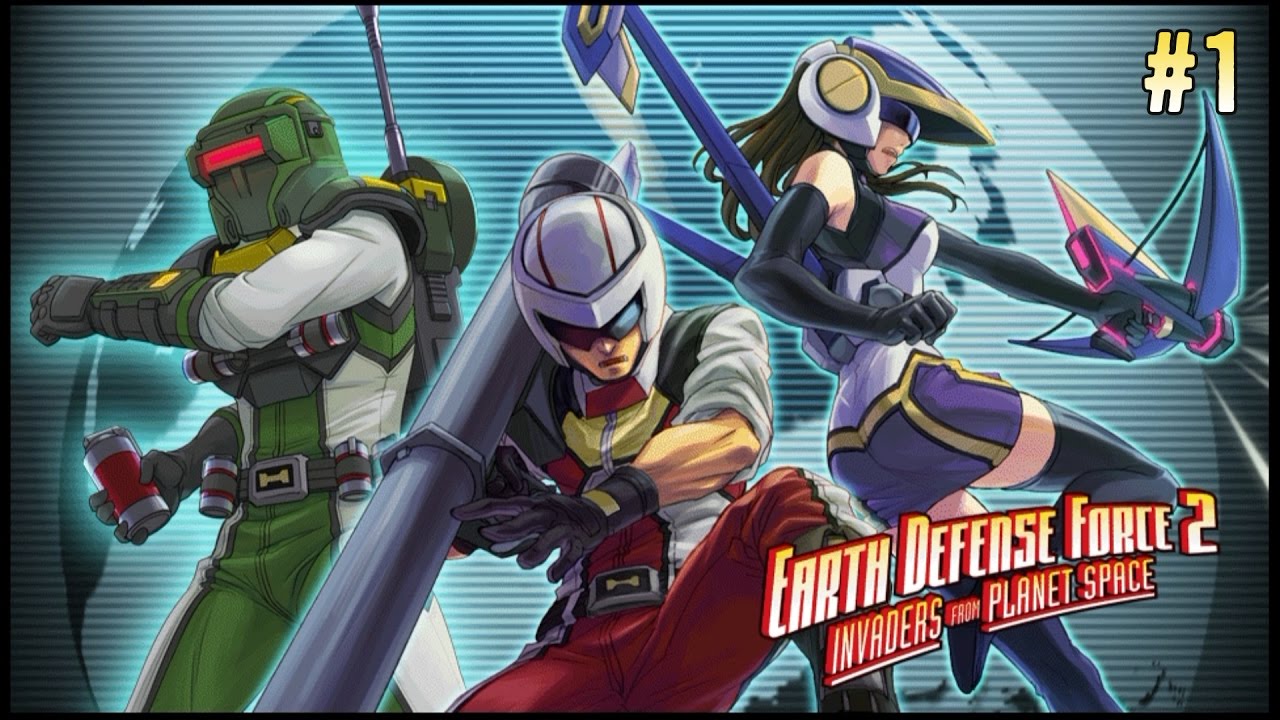 Earth Defense Force 2: Invaders from Planet Space Longplay #1 (Playstation Vita)