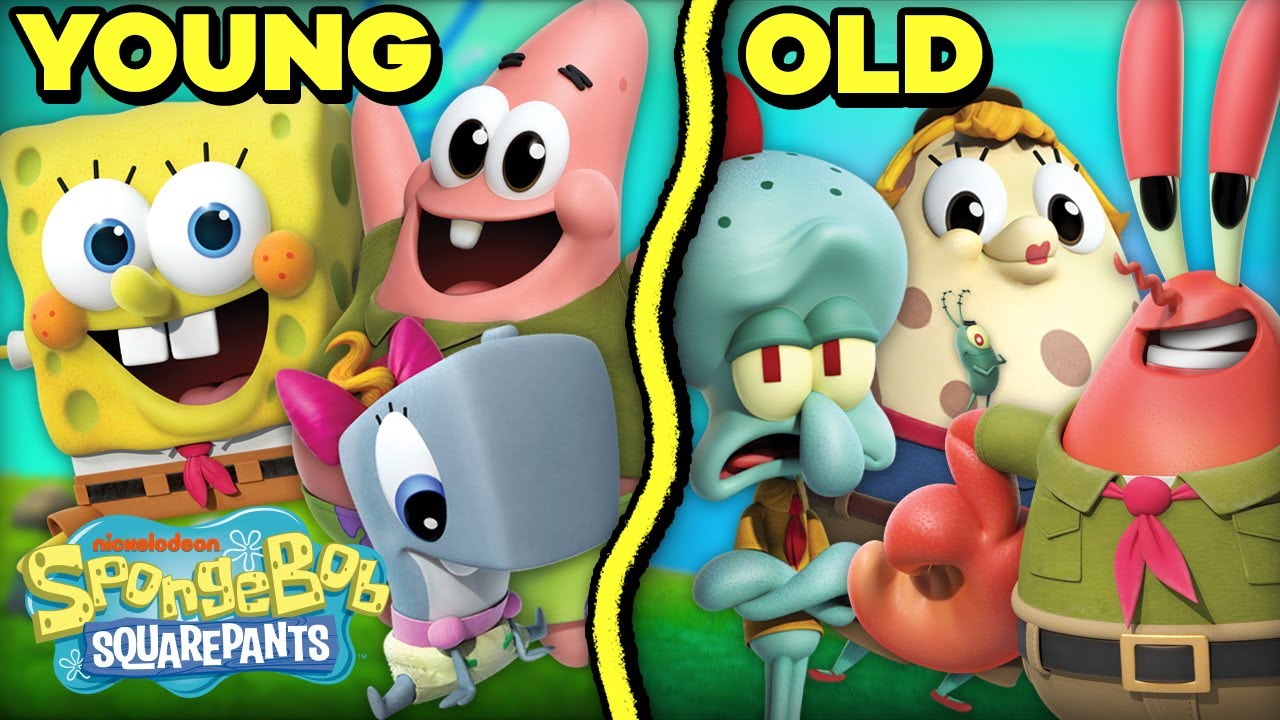 Age Rankings of All The Campers At Kamp Koral | SpongeBob