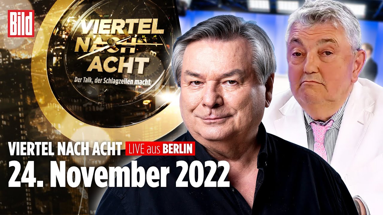 🔴 Viertel nach Acht &ndash; 24. November 2022 | u.a. mit Waldemar Hartmann und Georg Gafron