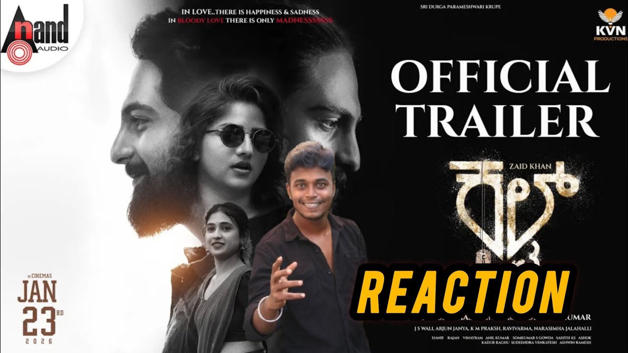 Cult Official Trailer reaction | Zaid Khan | Rachitha Ram | Malaika Vasupal | Anilkumar | KVN | AJ