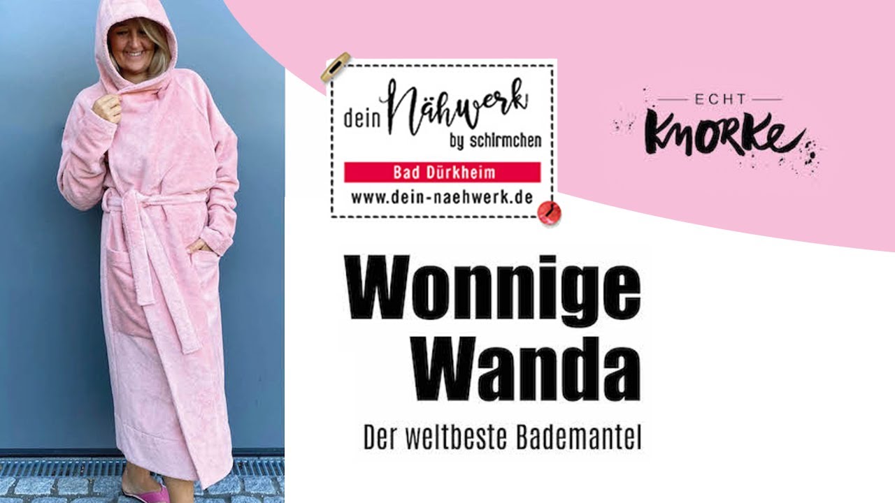 LIVEgenäht // Bademantel Wonnige Wanda von EchtKnorke