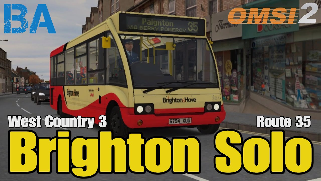 Brighton Solo - Route 35 - Optare Solo - West Country 3 - OMSI 2