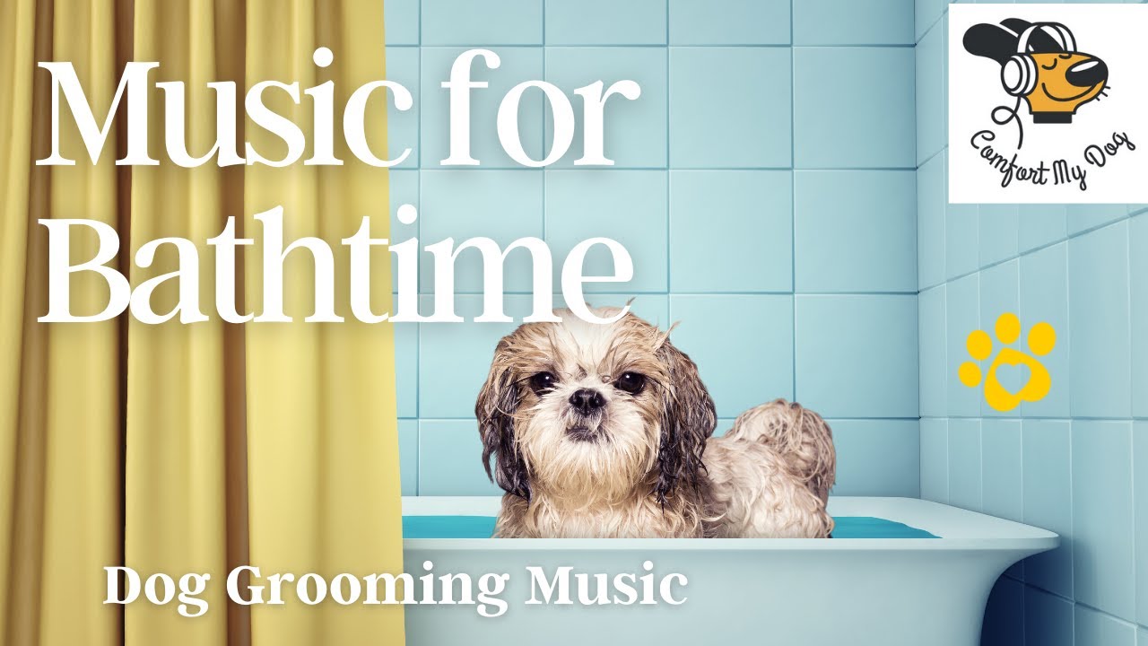 Music to Relax Your Dog During Bath time. Calm Your Dog During Bathing and Grooming.