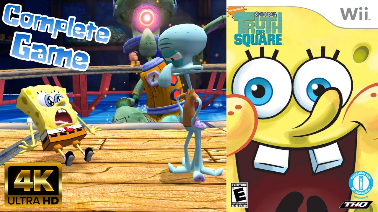 SpongeBob's Truth or Square - Longplay (100%) [4K]