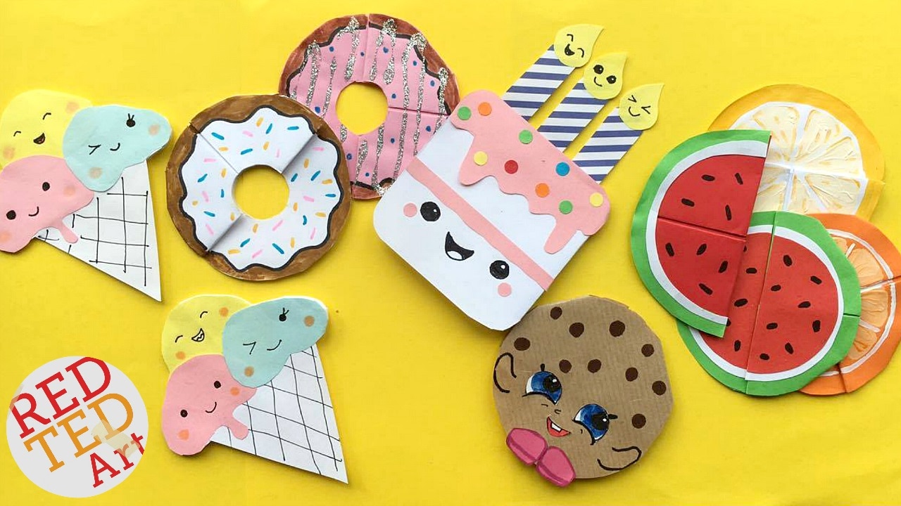 5 Easy Kawaii Bookmark DIYs - DIY Ice Cream, Cookie, Cupcakes, Melon Bookmarks