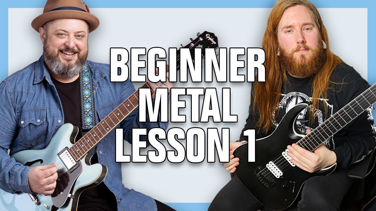 Beginner Metal Guitar Lesson 1 - Tone and Technique feat. @JamieSlays