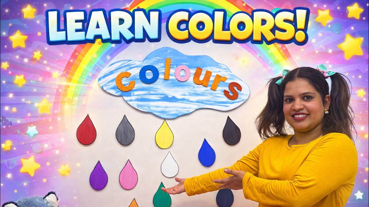 Color Rain 🌧️ Learn Colors with Fun Rain for Kids!