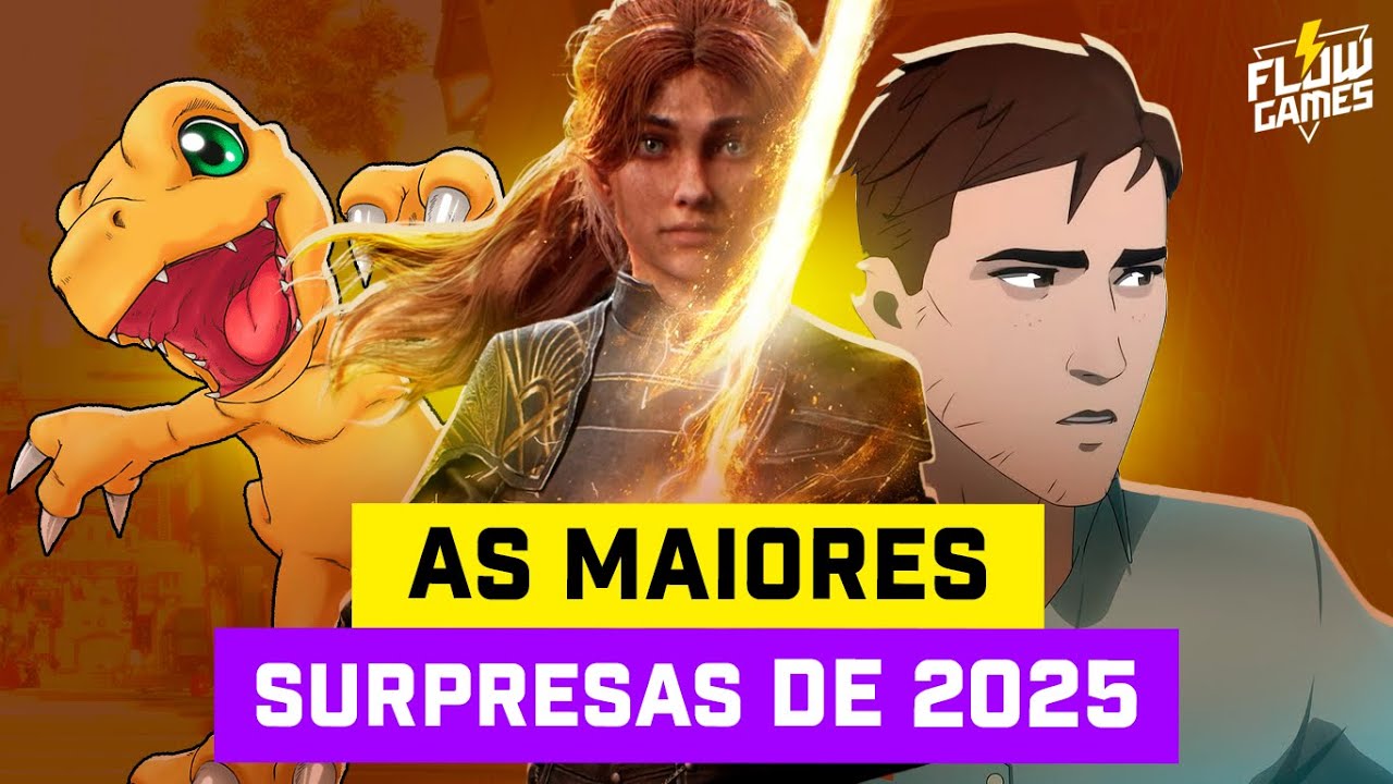 AS MAIORES SURPRESAS nos GAMES em 2025 - #flowgames #177