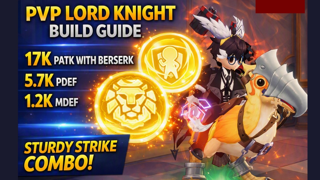 PVP LORD KNIGHT BUILD DMG + DEBUFF - Ragnarok Origin Classic