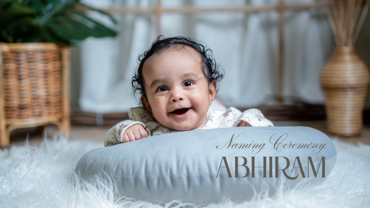Abhiram | Namakarna | Candid Video | Pixel Perception Studio | Bangalore | Naming Ceremony