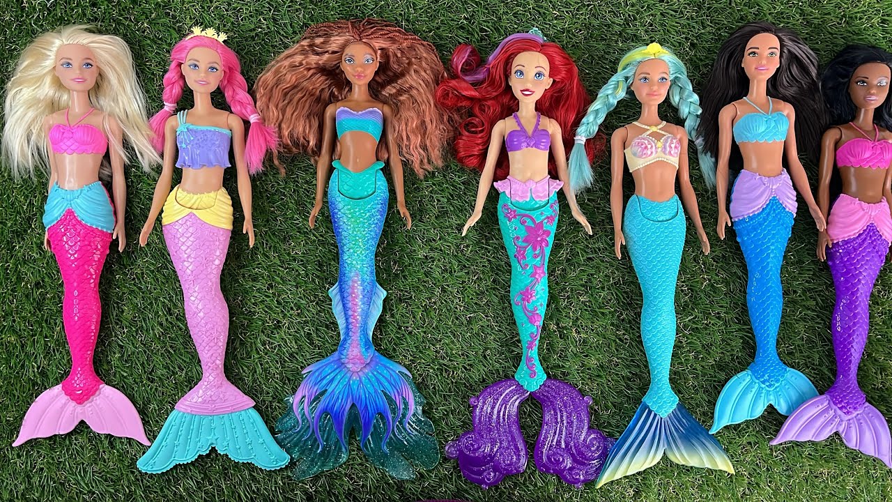 Disney Princess Doll Makeover - DIY Miniature Ideas For Barbie ~ Wig, Dress, Faceup, andMore!