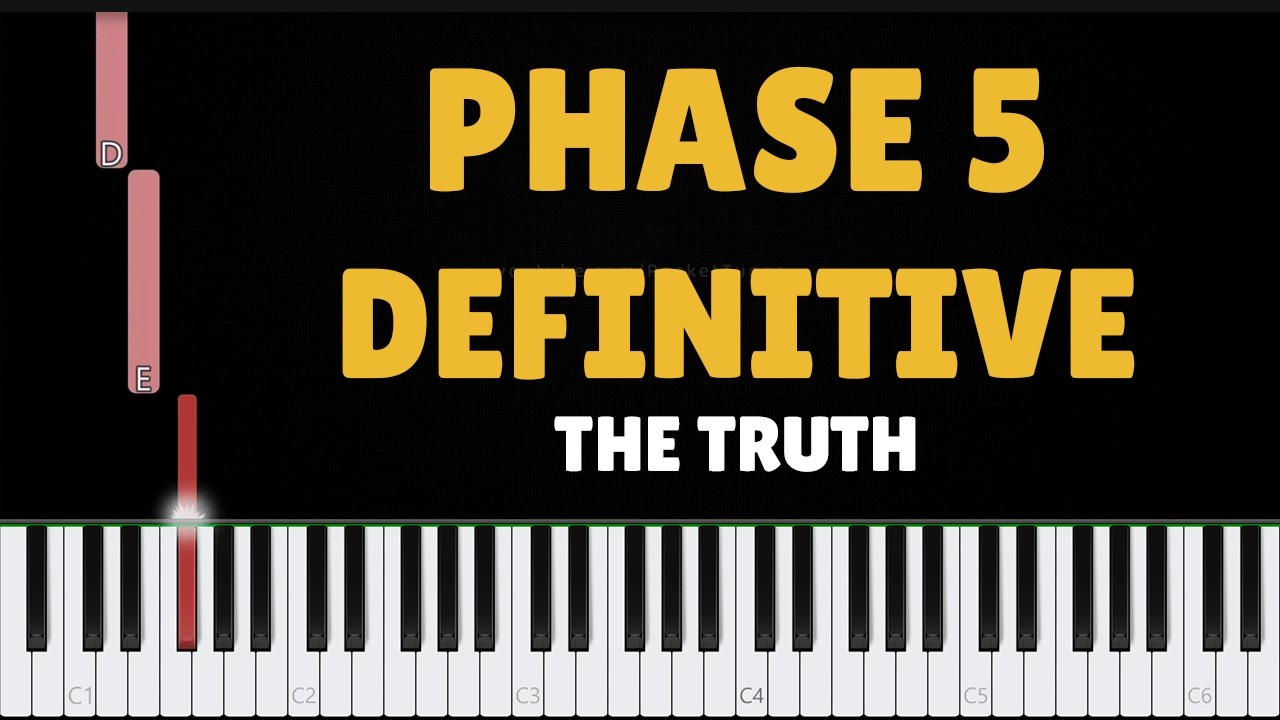 Sprunki Phase 5 Definitive The Truth Sounds 👉 Piano Tutorial