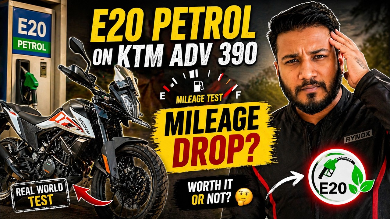 Бензин E20 испортил расход топлива моего KTM ADV 390 | Я был к этому не готов 😳