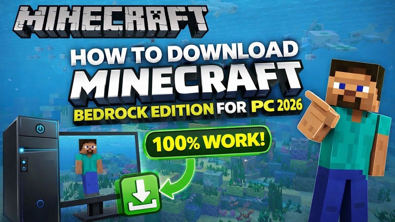 How to download free | minecraft for pc | 100% work | Bedrock edition @GamingLevel-o8v