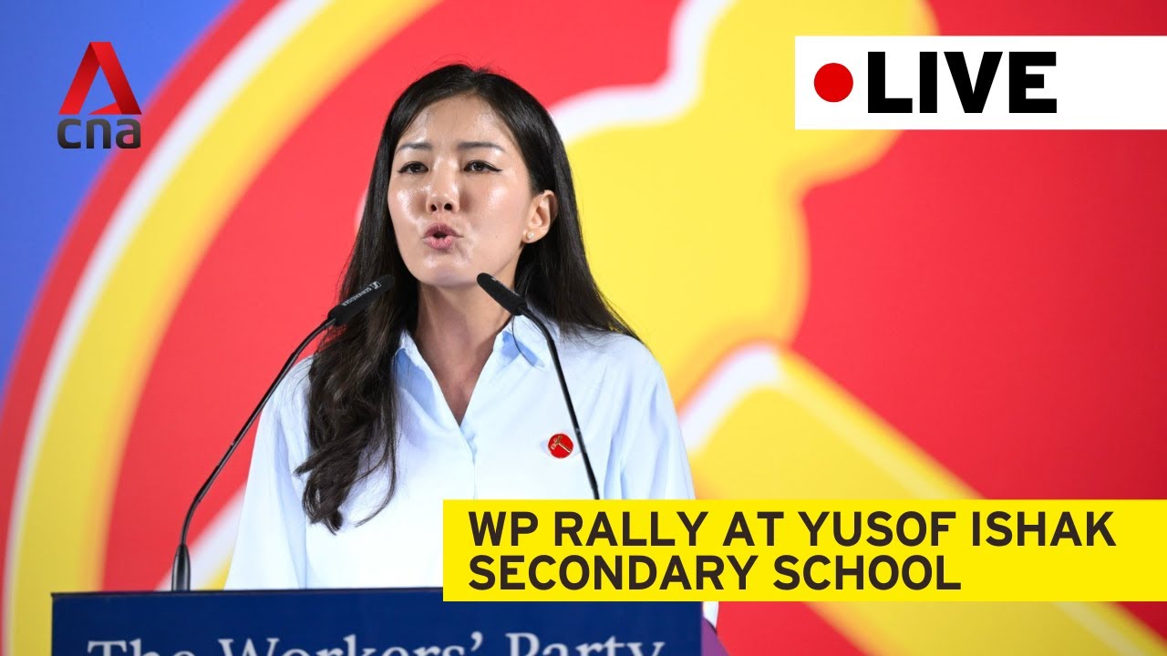 Workers' Party rally for Punggol GRC at Yusof Ishak Secondary School | Apr 28