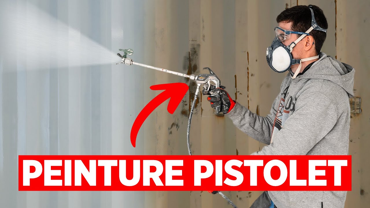 PEINTURE au PISTOLET (Wagner Pro 250R) - Ma Maison Conteneur #14