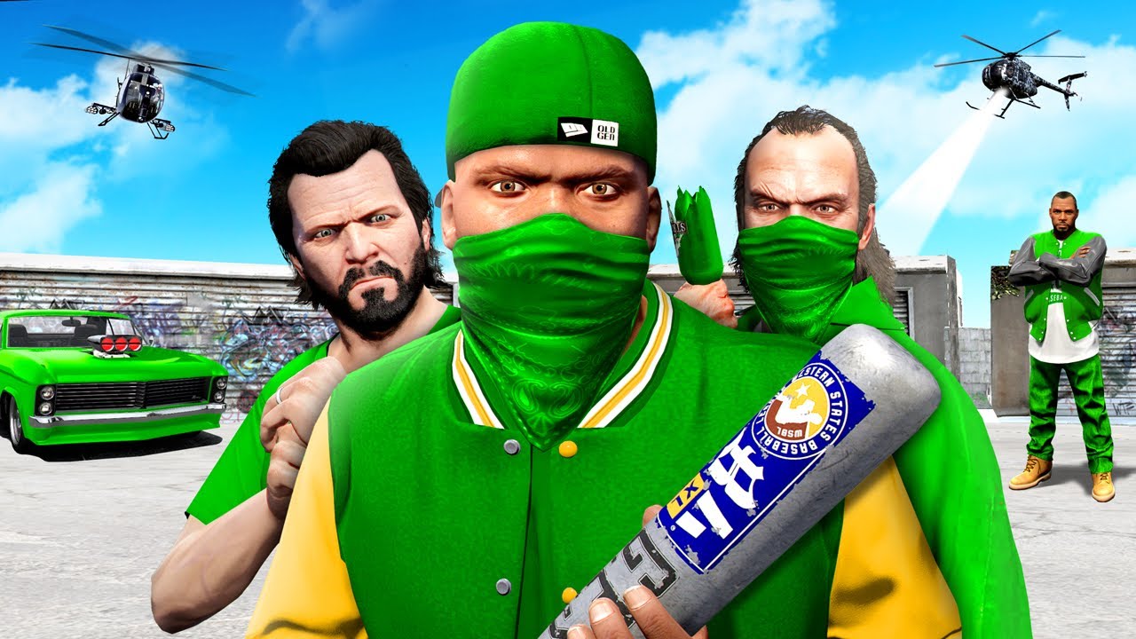 GTA 5 - Майкл, Тревор и Франклин ПРИСОЕДИНЯЙТЕСЬ к БАНДЕ!