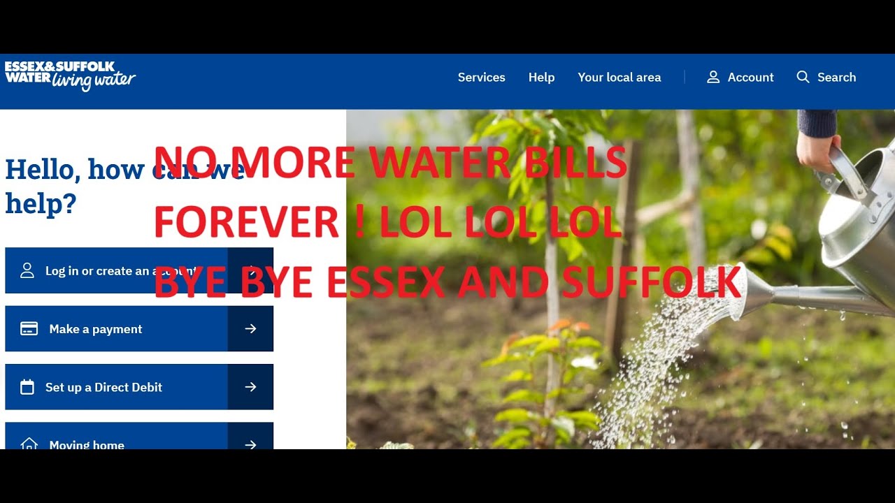 NO MORE WATER BILLS. EASY WAY TO GET RID OF YOUR WATER BILL