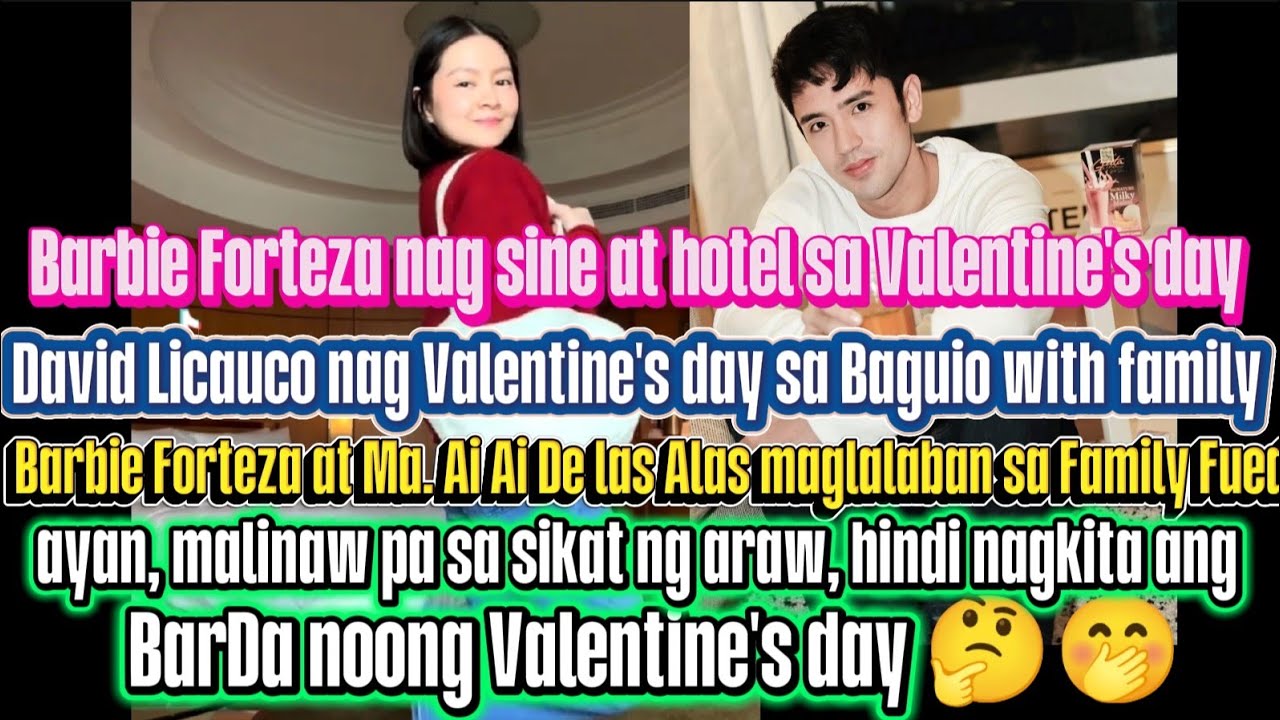 Barbie Forteza nag sine at nag hotel sa Makati noong Valentine's day 💘💌  