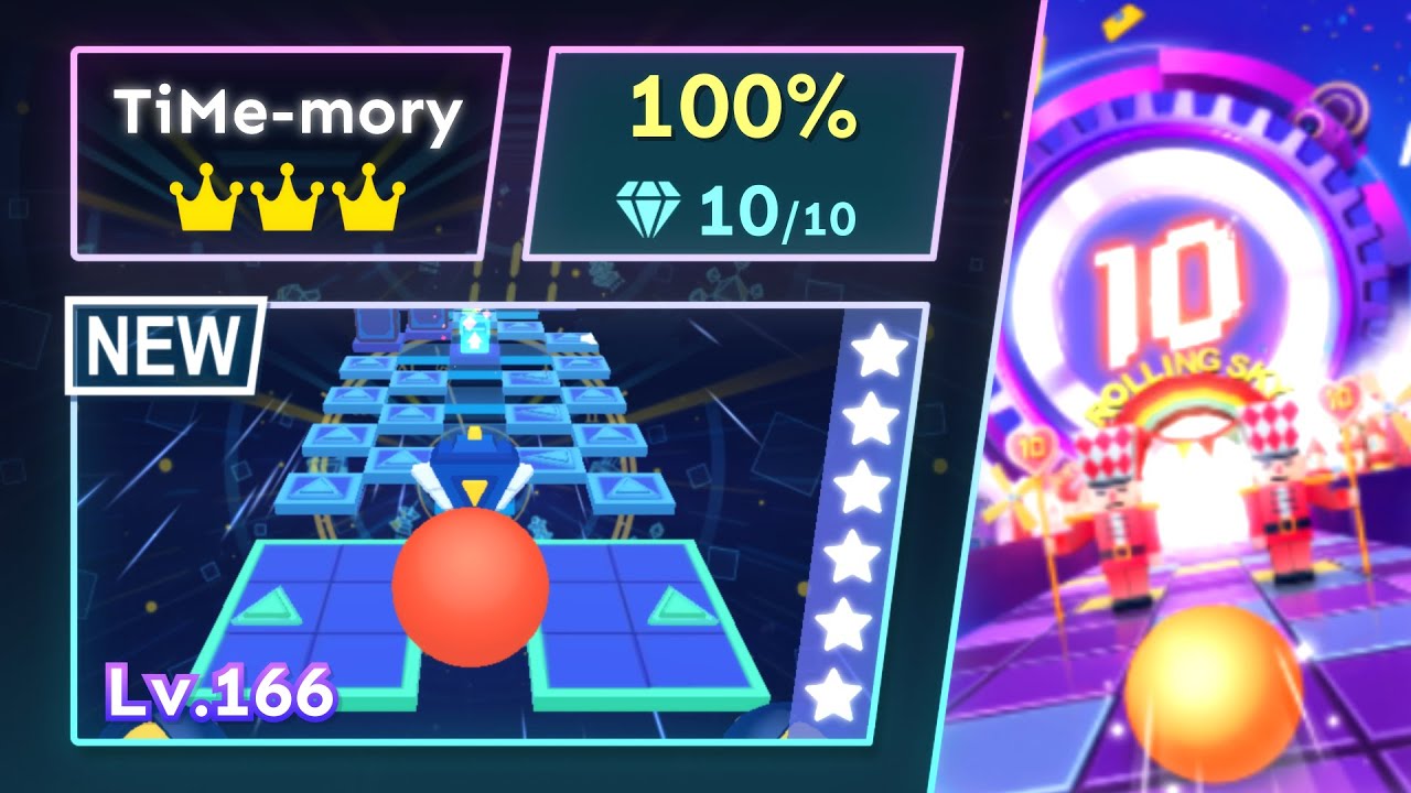 First Victor! | Rolling Sky - TiMe-mory
