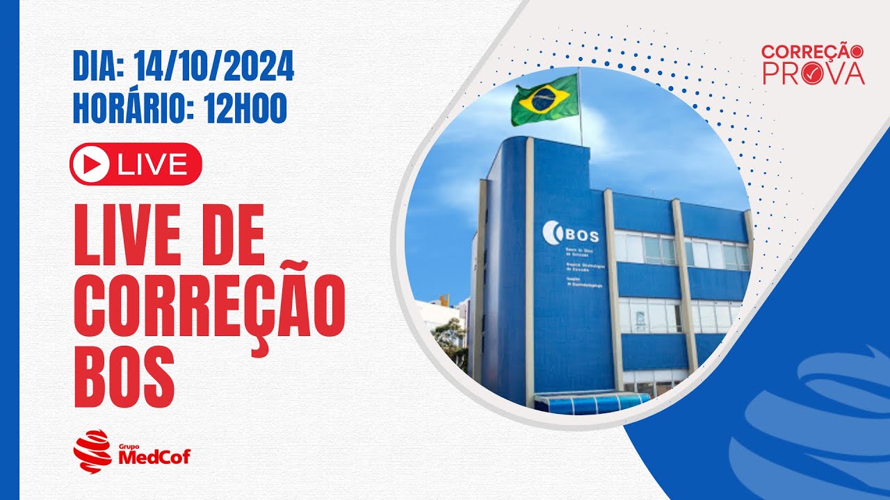 Correção BOS R1 2025 - Prova de residência médica BOS 2025 R1 Acesso Direto