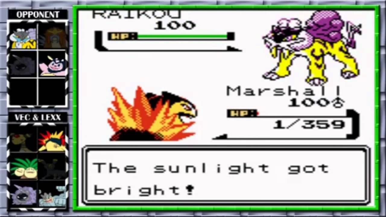 PokeMoshPitBeta Revival Pokemon Battle #733 TSV3CTOR vs MaverickHunterVile