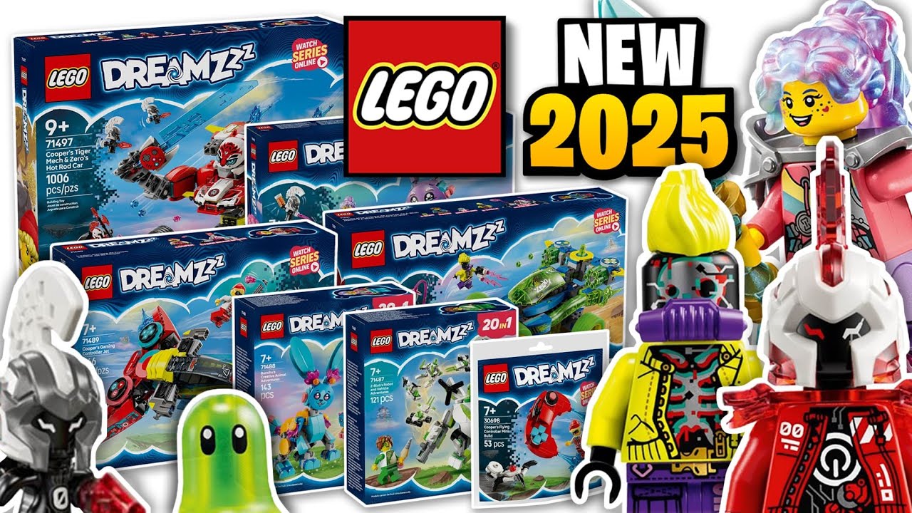 LEGO DREAMZzz 2025 Sets OFFICIALLY Revealed - GAMING Themed