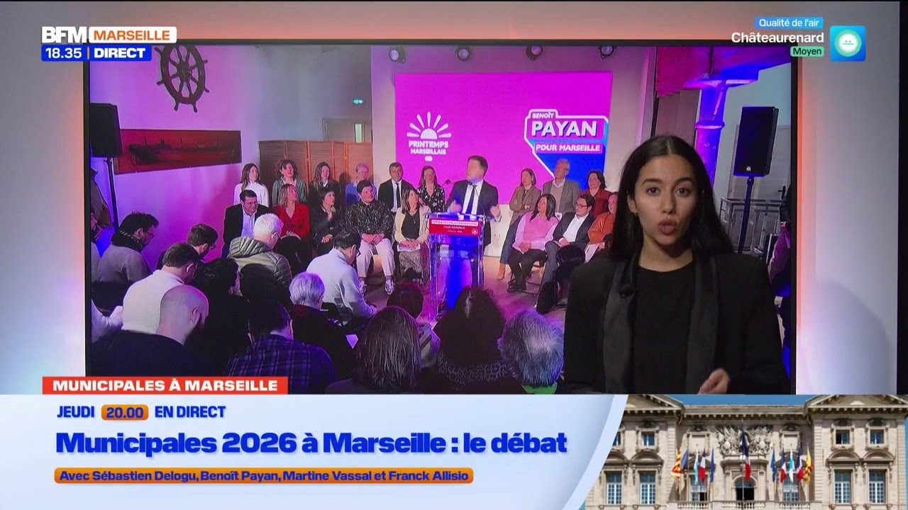 Municipales à Marseille : Benoît Payan dévoile son programme