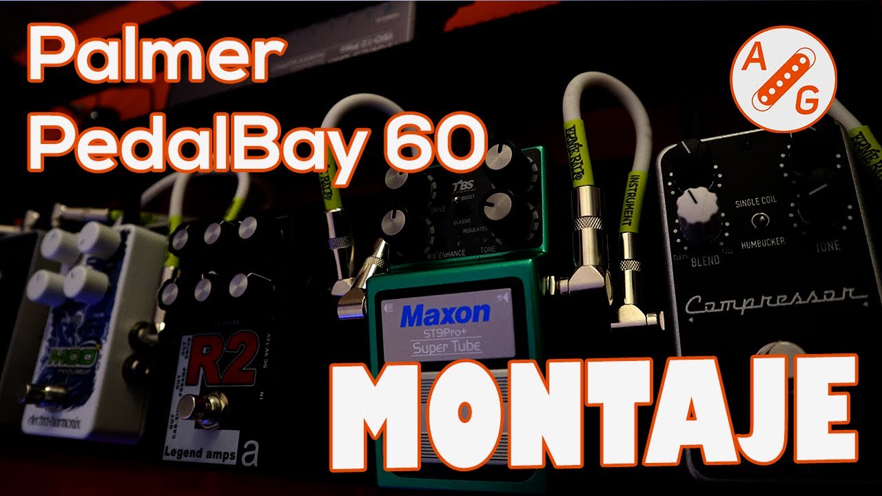 Montaje pedalera Palmer Pedalbay 60 con 7 pedales!!