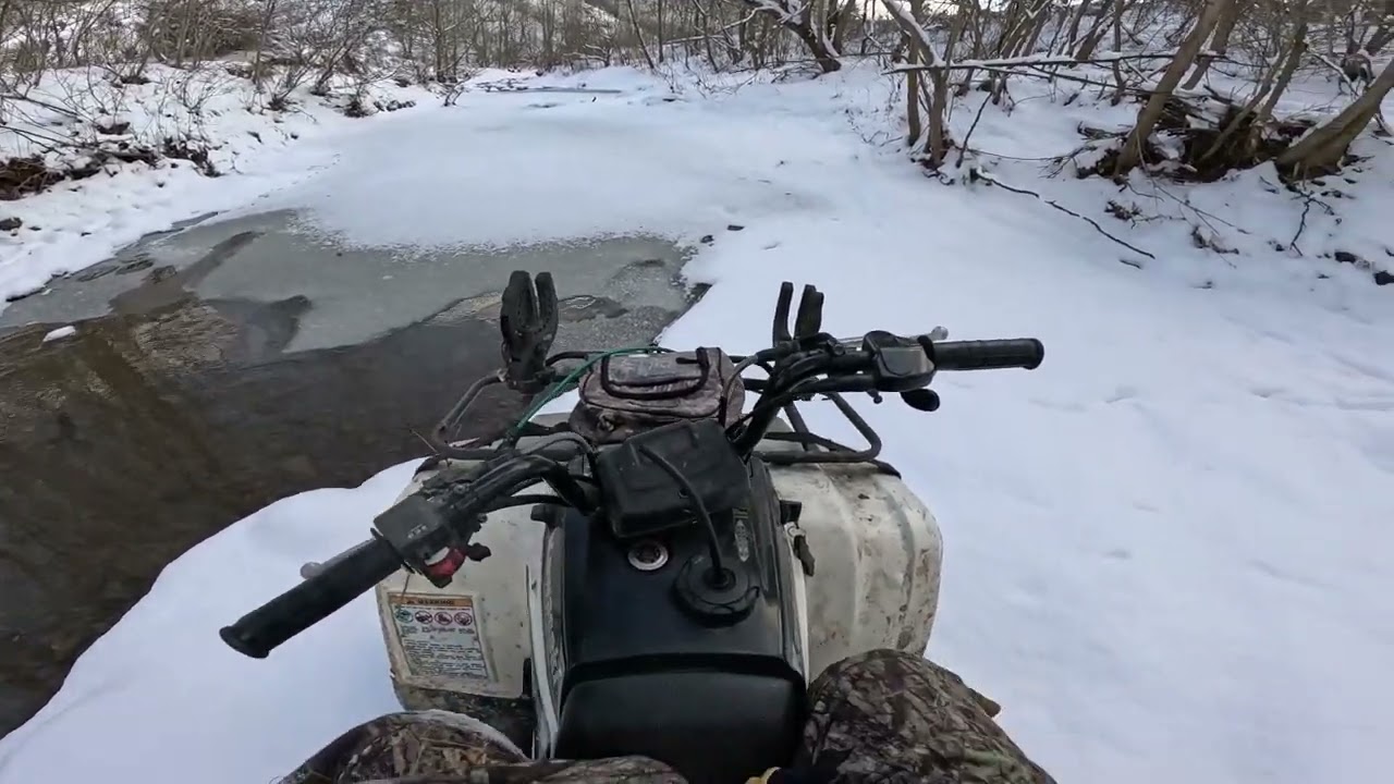 Kawasaki Bayou 250 Snow Trek in Appalachia